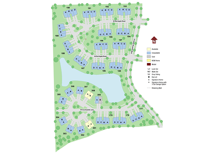 Townhomes/Villas at Chatham Square A Gladstone Homes SemiCustom